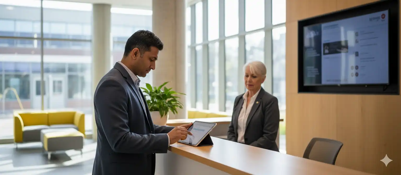 Sign in and out management