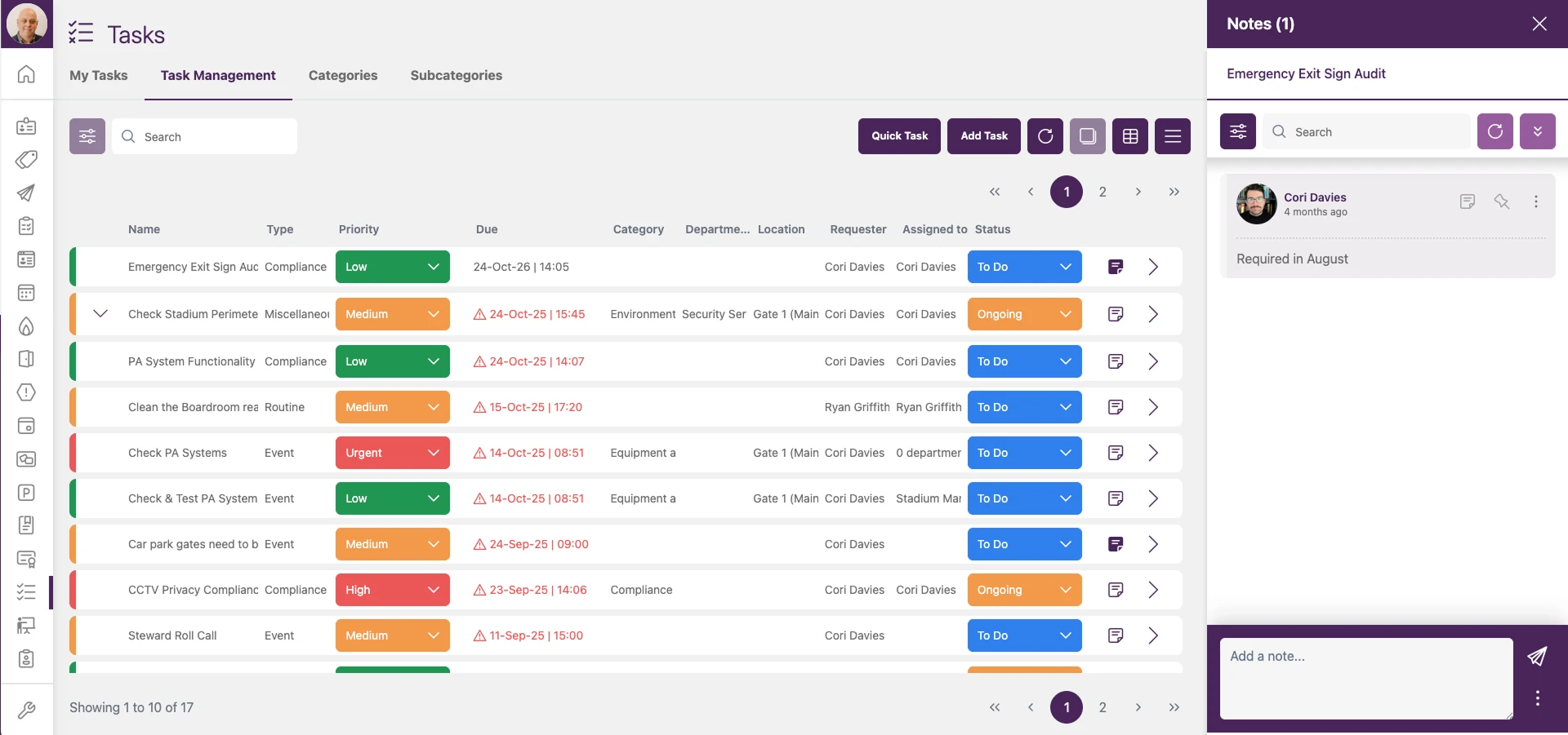 SWAPP task management – accountability built in
